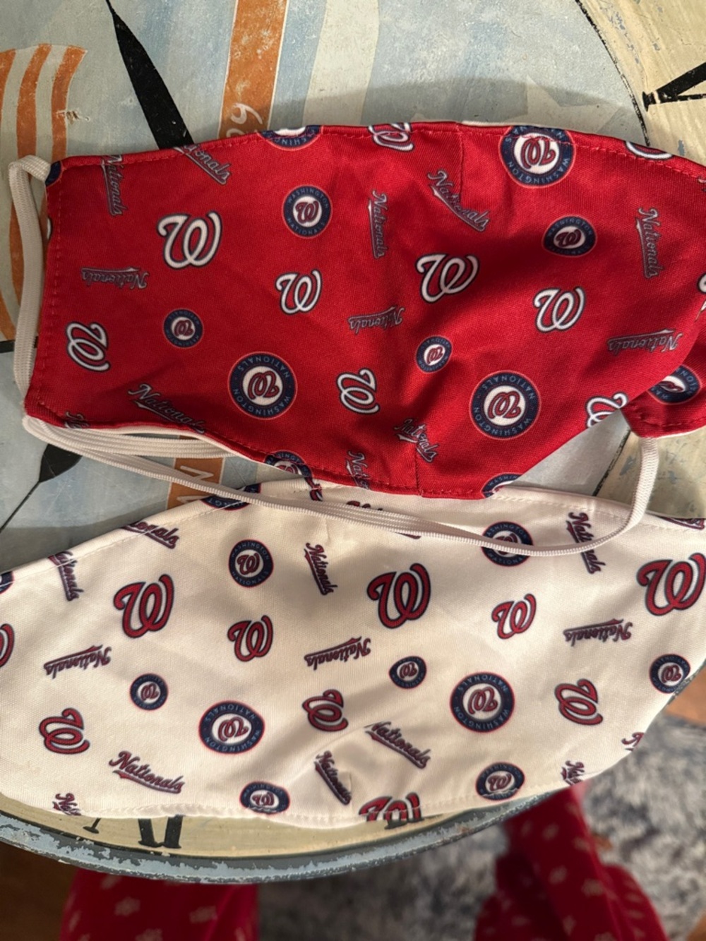 47 Brand Washington Nationals Red and White MLB Face Masks